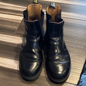 Dr. Martens Black Leather Chelsea Boots